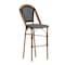 Flash Furniture Bordeaux Stackable IndoorOutdoor French Bistro 30 High Barstool, BlackWhite and Bamboo Finish SDA-AD642001-BS-BKWH-NAT-GG - alternate 10